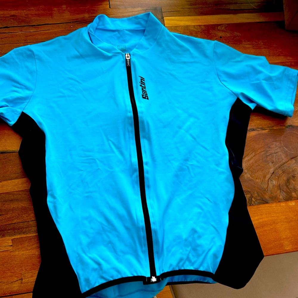 Santini Blue Cycle Jersey